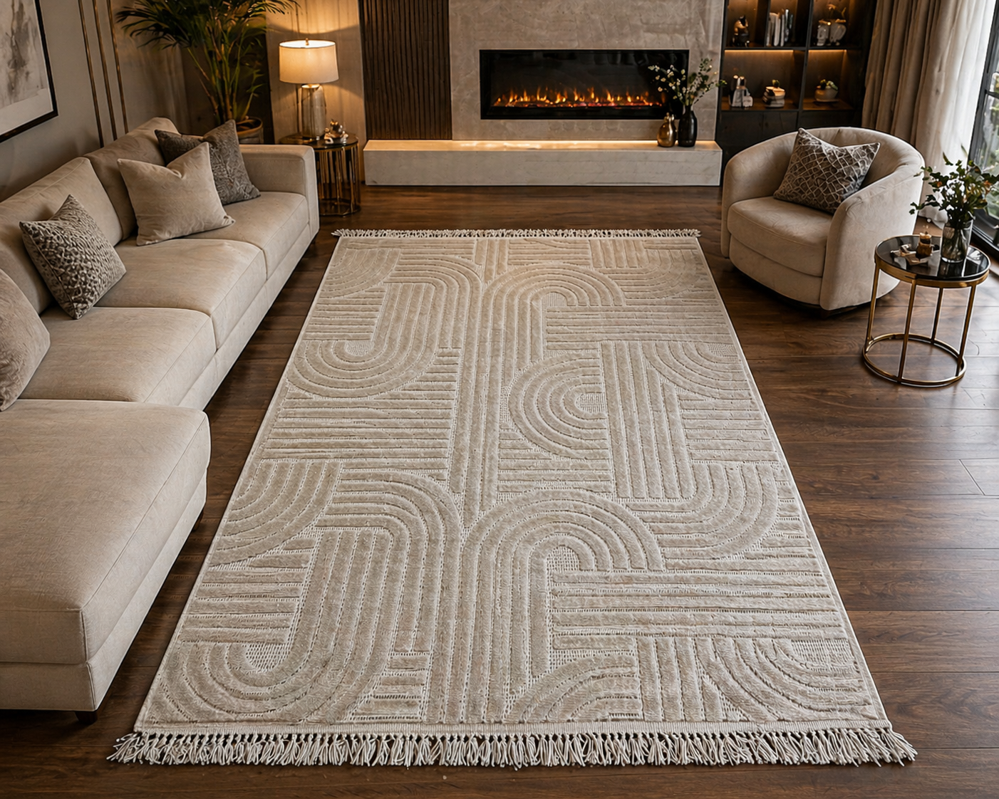 Tepihe Dizayn Beige